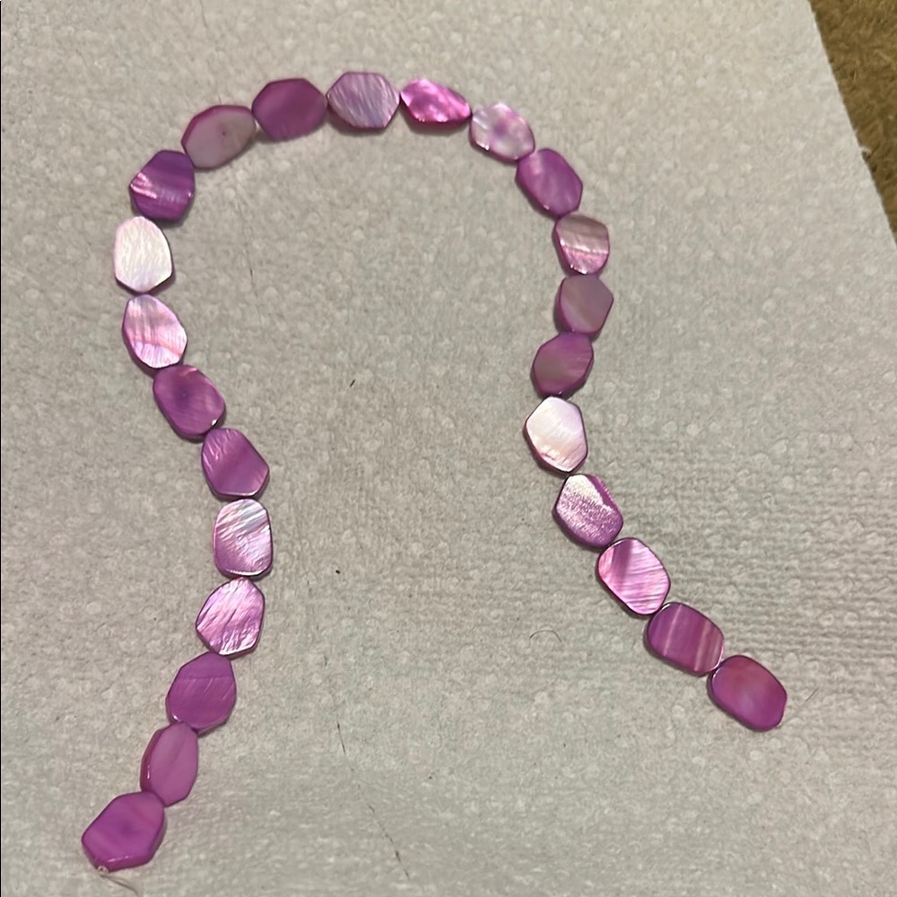 Mother of Pearl Pink Necklace